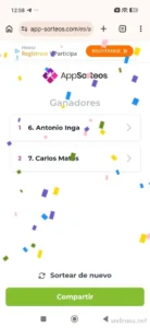 Ganadores Reto Retweet
